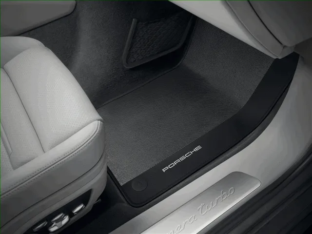 Stoffmatter Porsche Panamera II (971) 2016 - 2023 │ Genuine® Floor mats with Nubuk surround – bilde 2