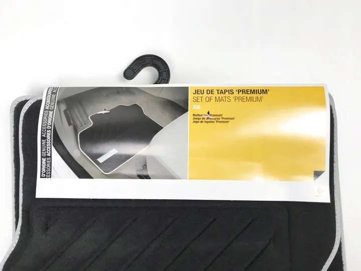 Stoffmatter Renault Zoe 2012 - 2024 │ Premium Black – bilde 3