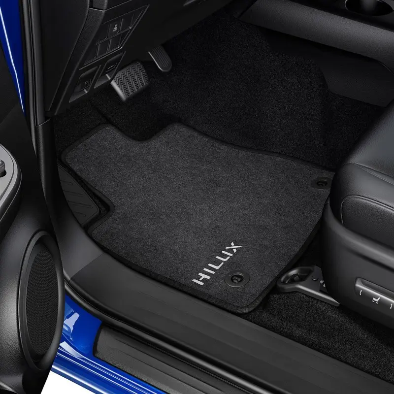 Stoffmatter Toyota Hilux VIII 2015 -> │ Genuine® Textil Floor Mats