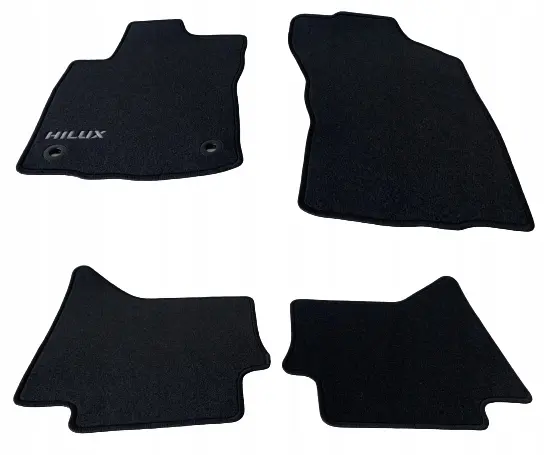Stoffmatter Toyota Hilux VIII 2015 -> │ Genuine® Textil Floor Mats – bilde 3