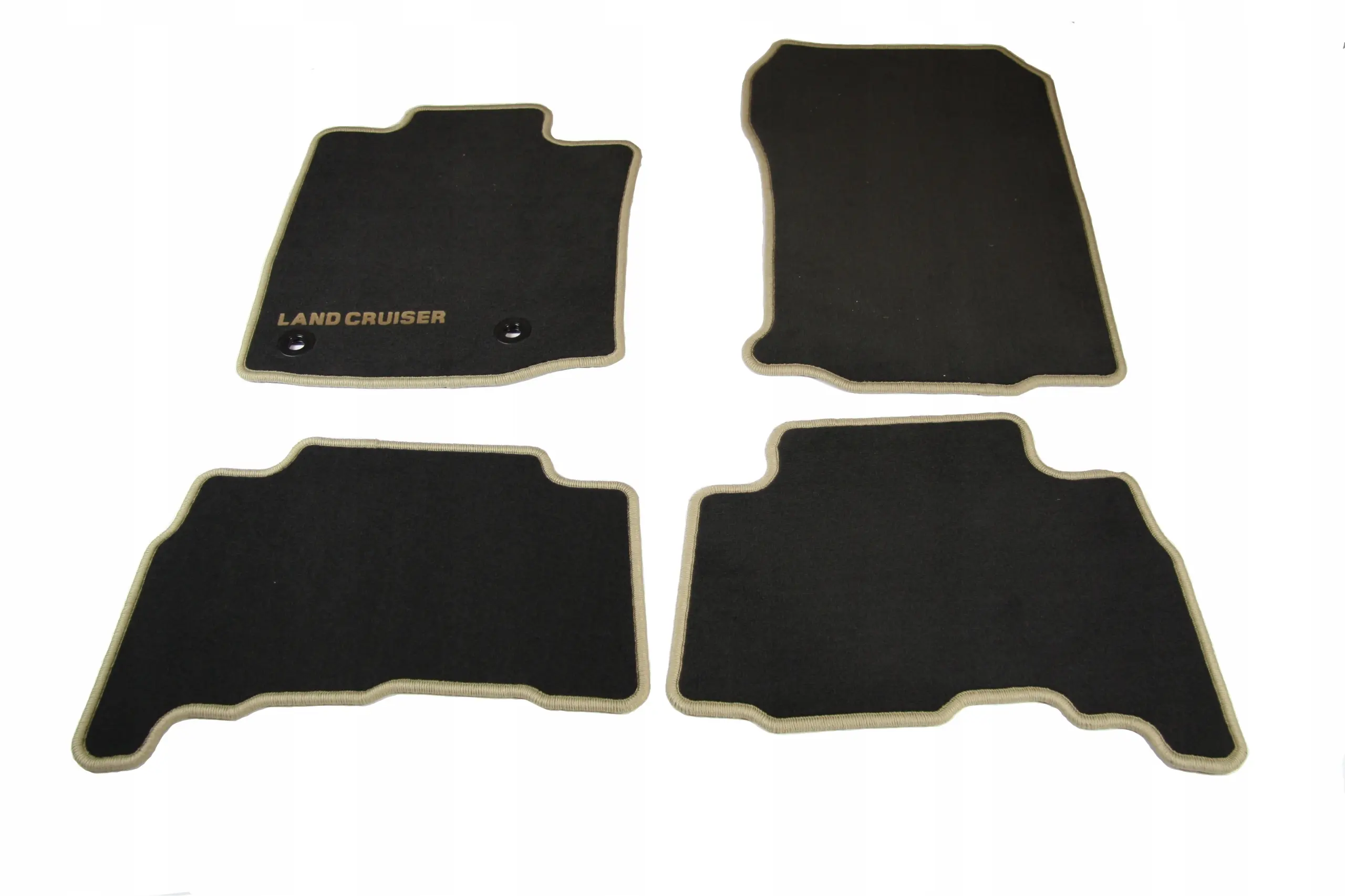 Stoffmatter Toyota Land Cruiser J150 2013 - 2024 | 5 seter Genuine® Textile Floor Mats