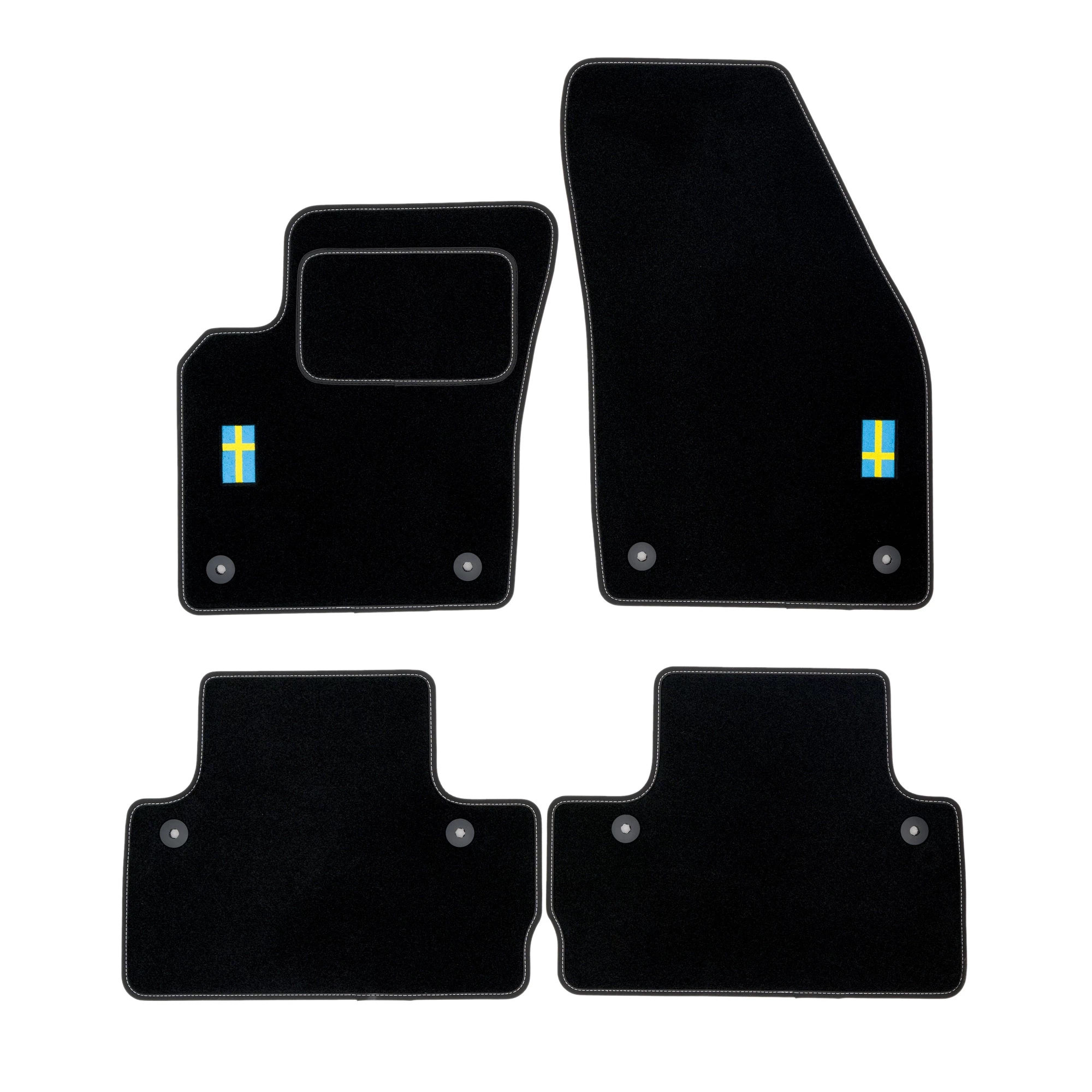 Stoffmatter Volvo C30 2006 - 2012 │ Premium Velour Floor Mats – bilde 2