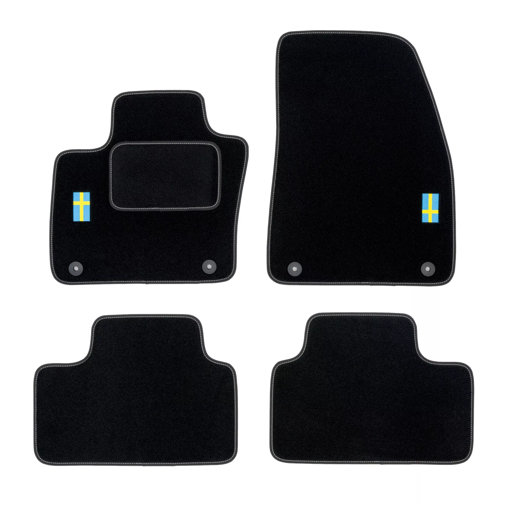 Stoffmatter Volvo XC60 II 2017 -> │ Premium Velour Floor Mats – bilde 2