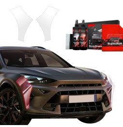 Støtfangerbeskytter Cupra Formentor Facelift 2024 - 2025 │ PPF beskyttelsesfolie Gjennomsiktig BodyShield