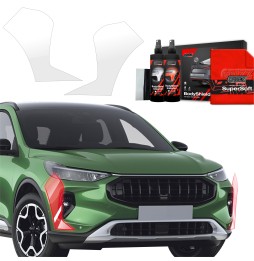 Støtfangerbeskytter Ford Kuga Facelift 2024 - 2025 │ PPF beskyttelsesfolie Gjennomsiktig BodyShield