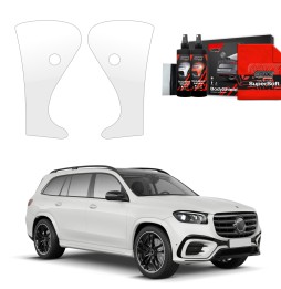 Støtfangerbeskytter Mercedes GLS 450d 2023 - 2025 │ PPF beskyttelsesfolie Gjennomsiktig BodyShield
