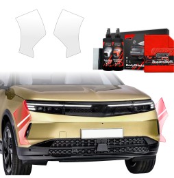 Støtfangerbeskytter Opel Grandland 2025 │ PPF beskyttelsesfolie Gjennomsiktig BodyShield