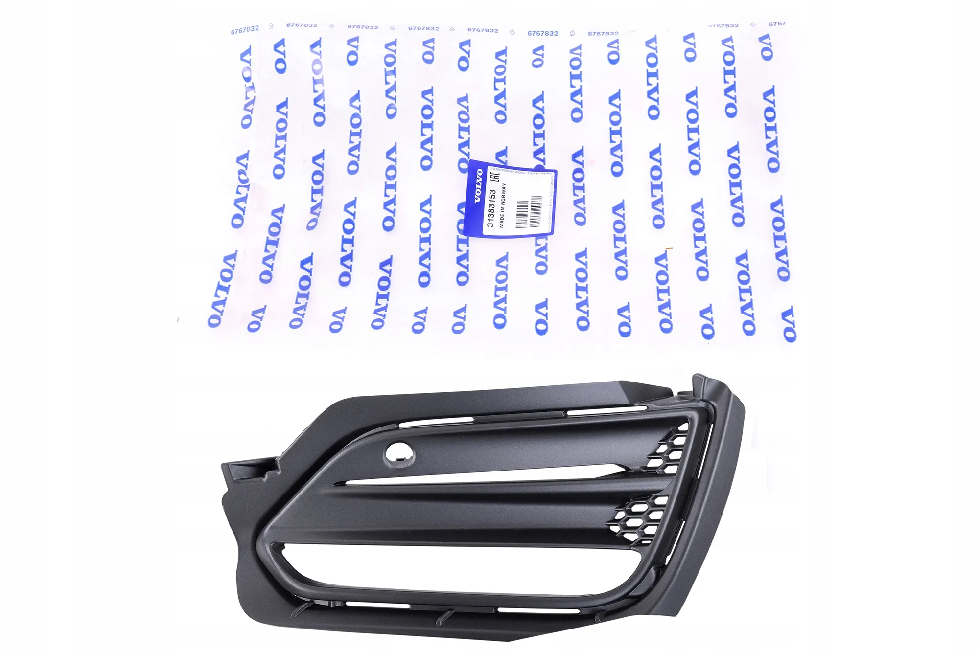Støtfangergrill Volvo Genuine® S60 V60 R-Design 2014-2018 │ front høyre, med PDC