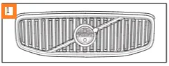 Støtfangergrill Volvo Genuine® XC60 2018- │ OE 31425533