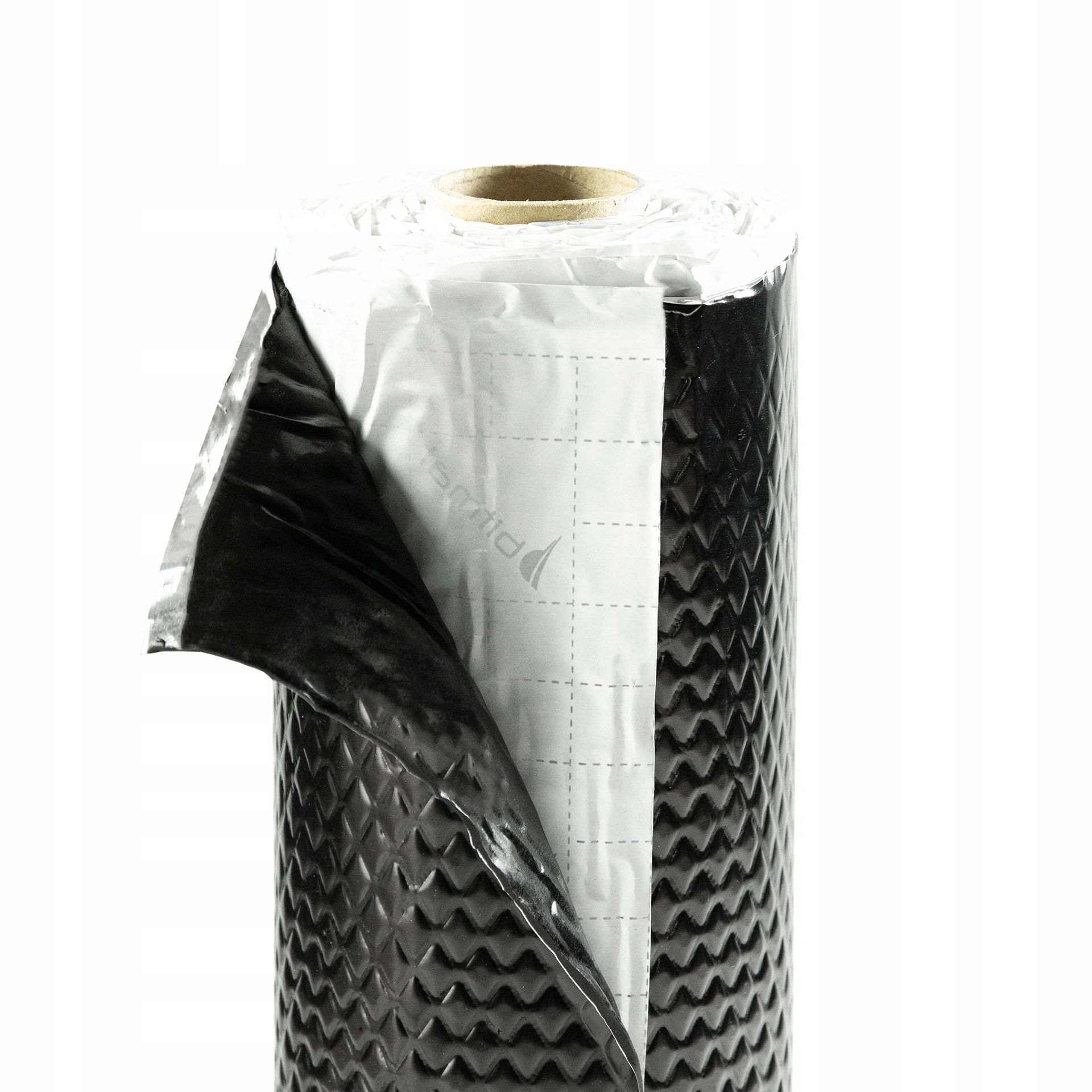 Støydempende butylmatte 2 mm med sort aluminium Bitmat BB-2 –  400 x 50 cm – bilde 3