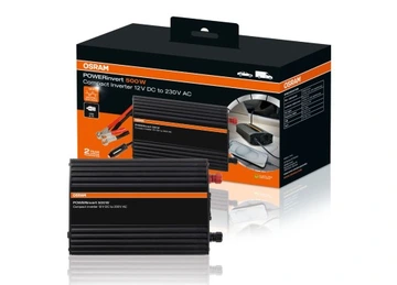 Strøminverter Osram POWERinvert 500W │ Spenningsomformer 12V til 230V med USB
