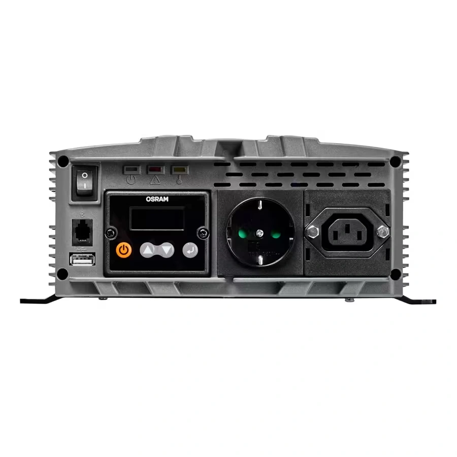 Strøminverter Osram POWERinvert PRO 1000W │ Spenningsomformer Pure Sine Wave 12V til 230V – bilde 4