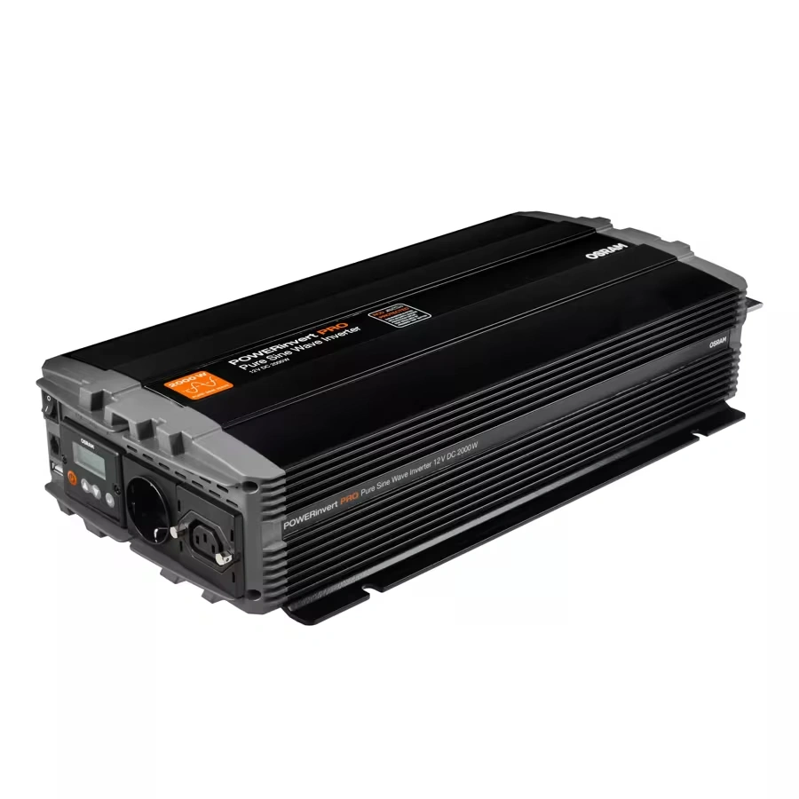 Strøminverter Osram POWERinvert PRO 2000W │ Spenningsomformer Pure Sine Wave 12V til 230V – bilde 5