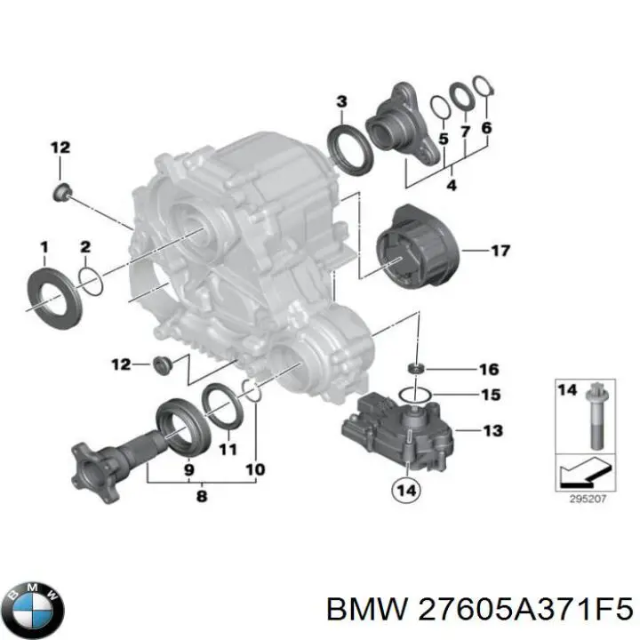 Styreenhet VTG fordelingskasse Module BMW X5 (E70) / X1 (E84) │ Genuine® Original Longitudinal Torque Module – bilde 3