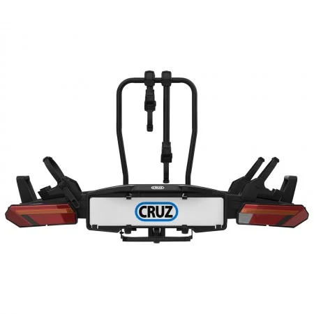 Sykkelstativ bakmontert sammenleggbar for hengerkobling Cruz Axler LED for 2 sykler │ for eBike - sammenleggbar plattform til hengerfeste – bilde 3