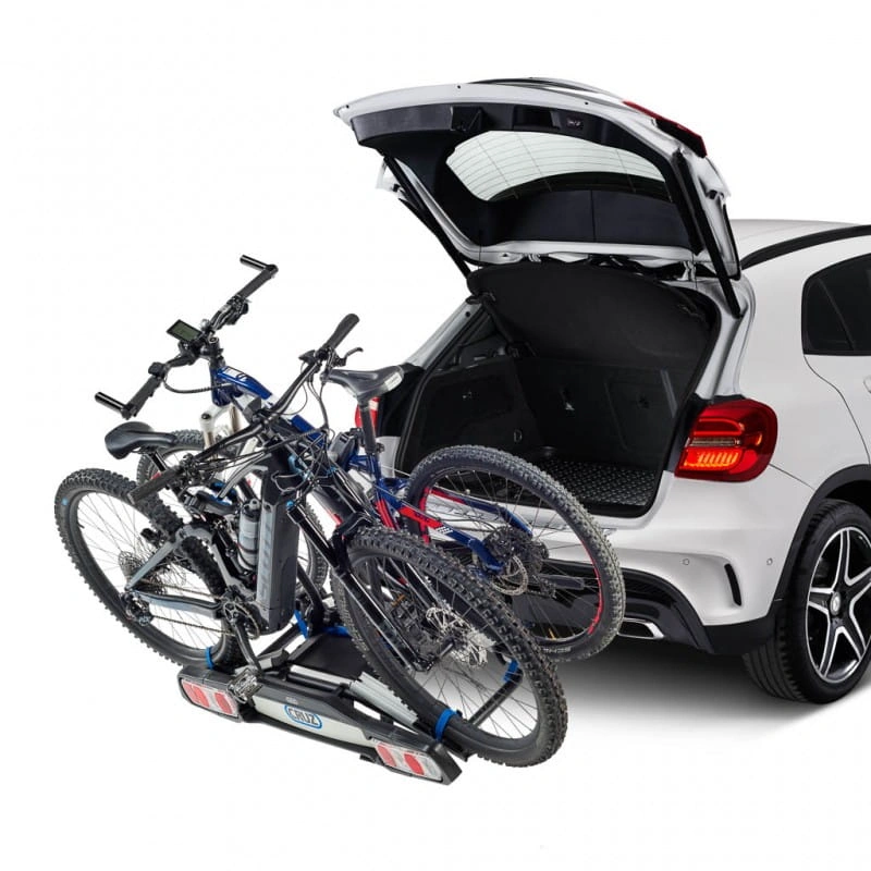Sykkelstativ bakmontert sammenleggbar for hengerkobling for 2 El-sykler │ Cruz Pivot eBike R3 EU