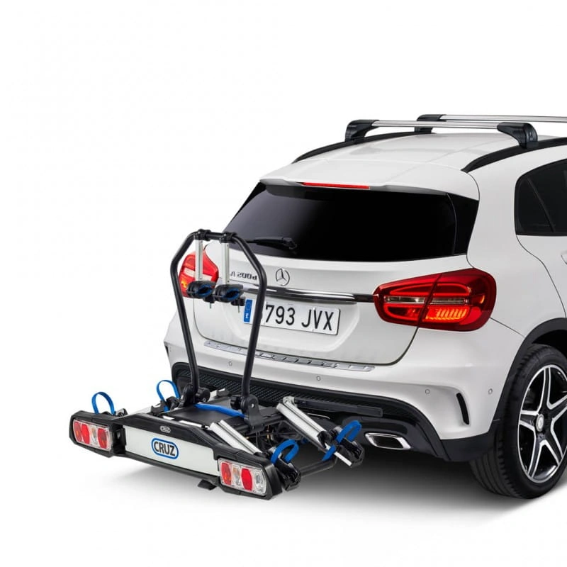 Sykkelstativ bakmontert sammenleggbar for hengerkobling for 2 El-sykler │ Cruz Pivot eBike R3 EU – bilde 4