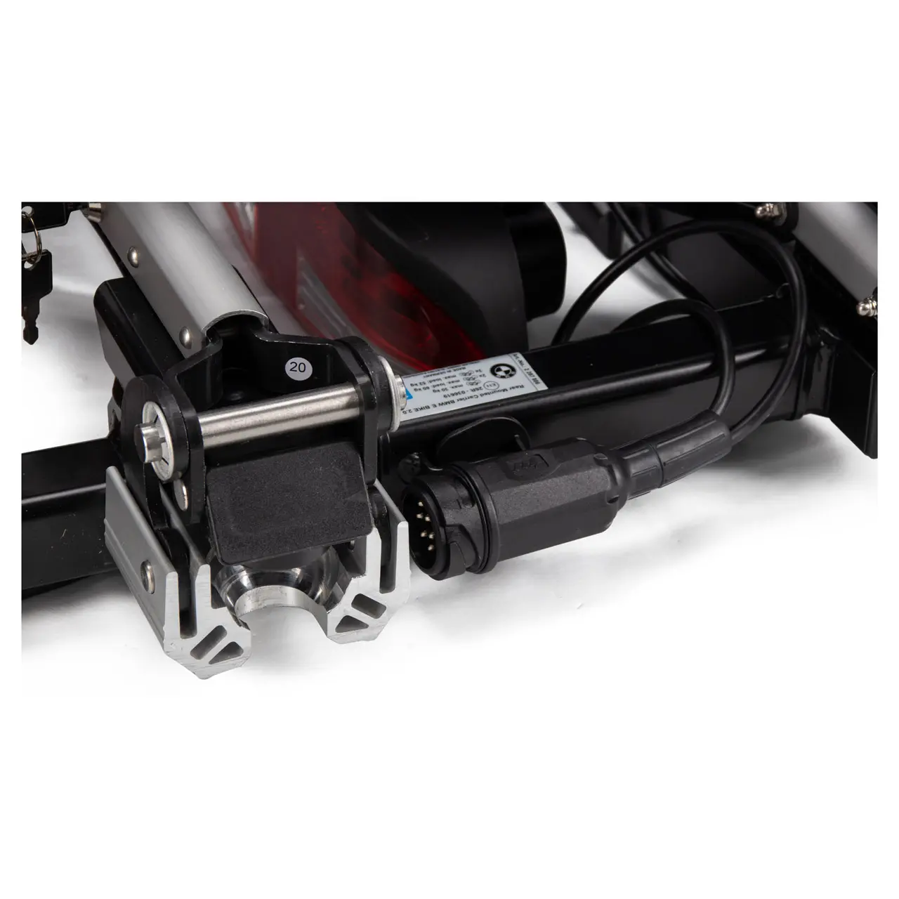 Sykkelstativ BMW bakmontert for hengerkobling sammenleggbar for 2/3 sykler – bilde 8