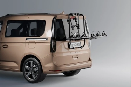 Sykkelstativ for bakluke – VW Caddy / Caddy Maxi / Caddy California 2020→ │ MENABO Shadow – inntil 3 sykler