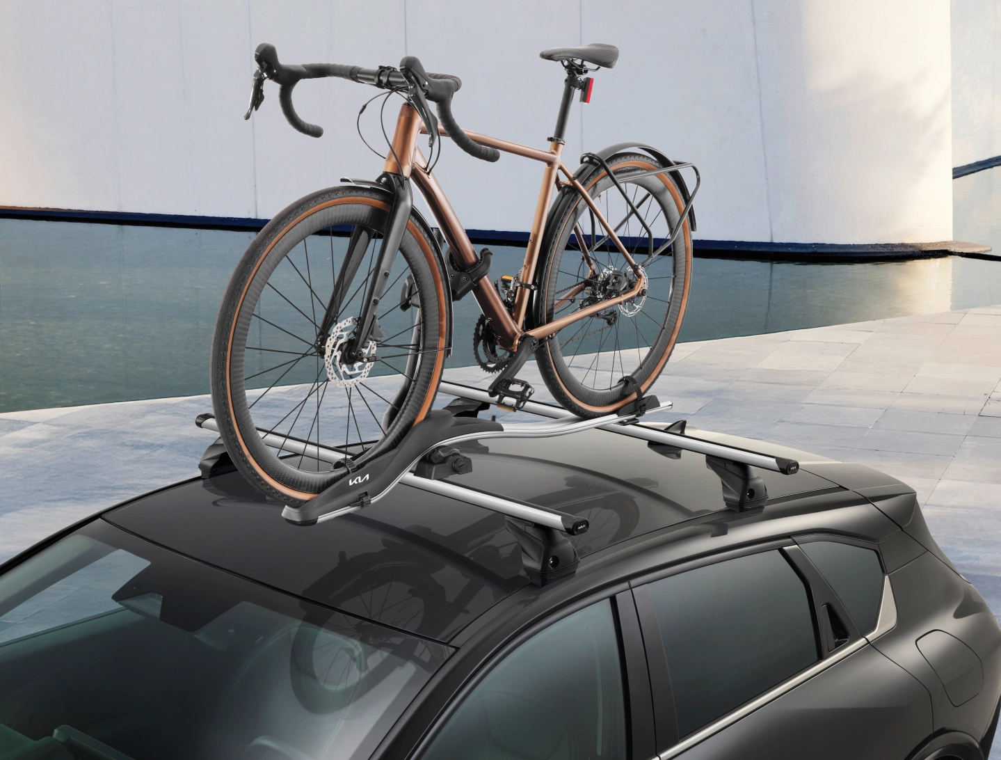 Sykkelstativ Kia Bike carrier Plus │ for 1 sykkel - aluminium – bilde 3