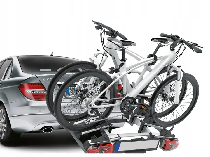 Sykkelstativ Mercedes-Benz bakmontert for hengerkobling sammenleggbar for 3 sykler Image 2