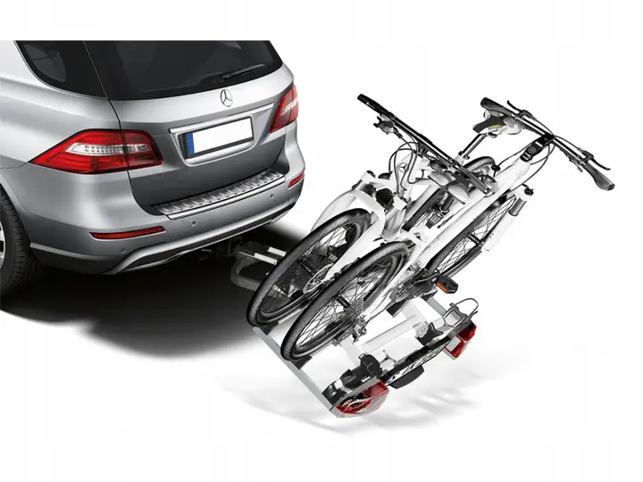 Sykkelstativ Mercedes-Benz bakmontert for hengerkobling sammenleggbar for 3 sykler Image 3