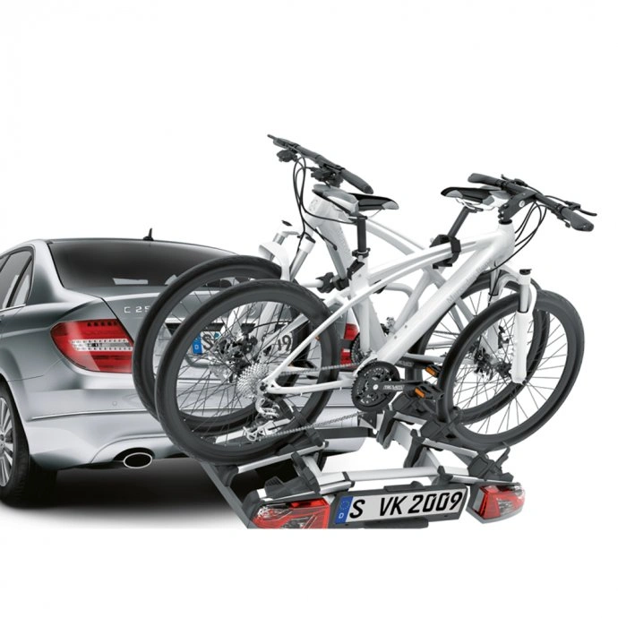 Sykkelstativ på hengerfeste Mercedes-Benz │ For 2 sykler – sammenleggbart, 30 kg per skinne – bilde 5
