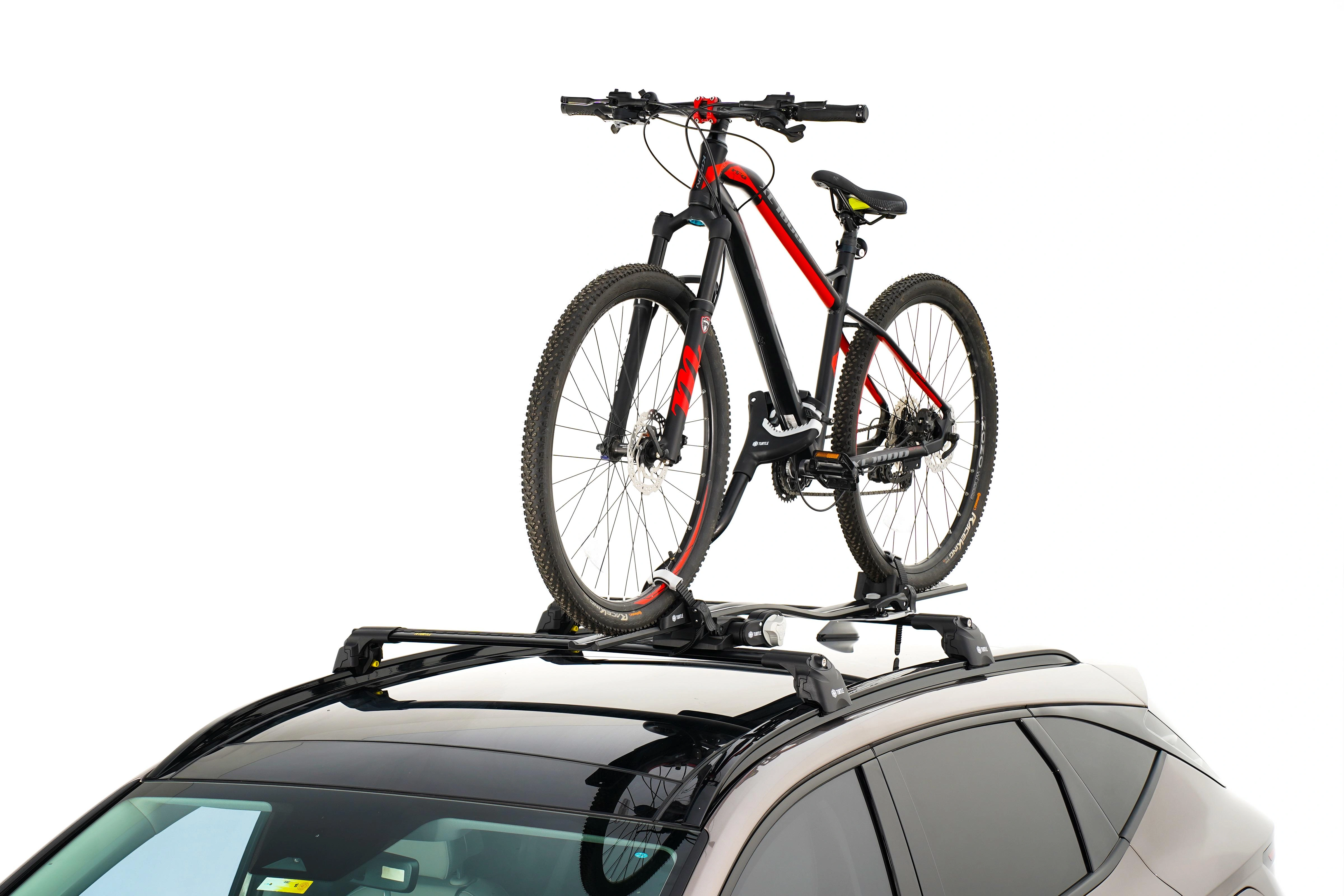 Sykkelstativ til takbøyler │ Turtle Bike Rack Pro-S Black