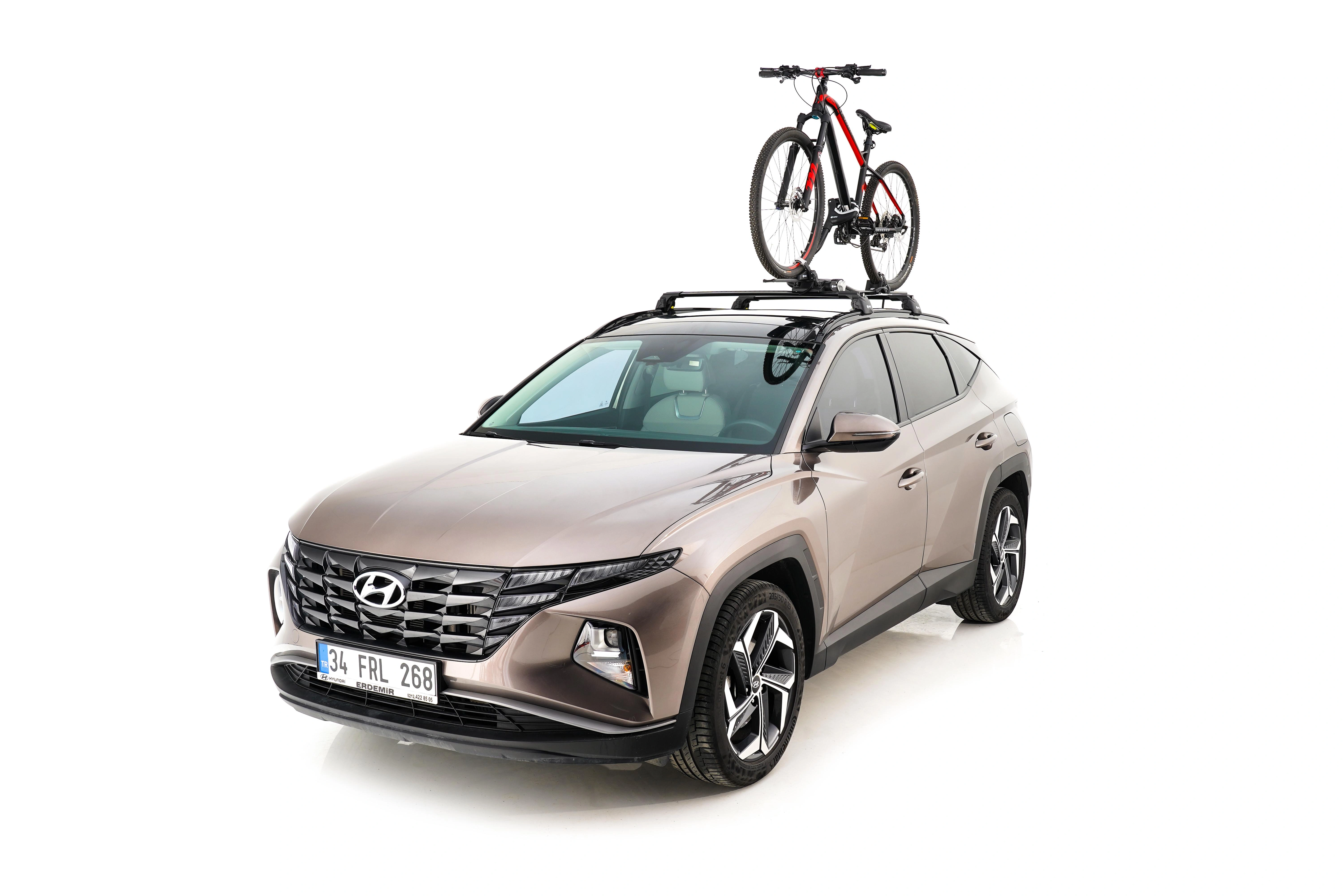 Sykkelstativ til takbøyler │ Turtle Bike Rack Pro-S Black – bilde 3
