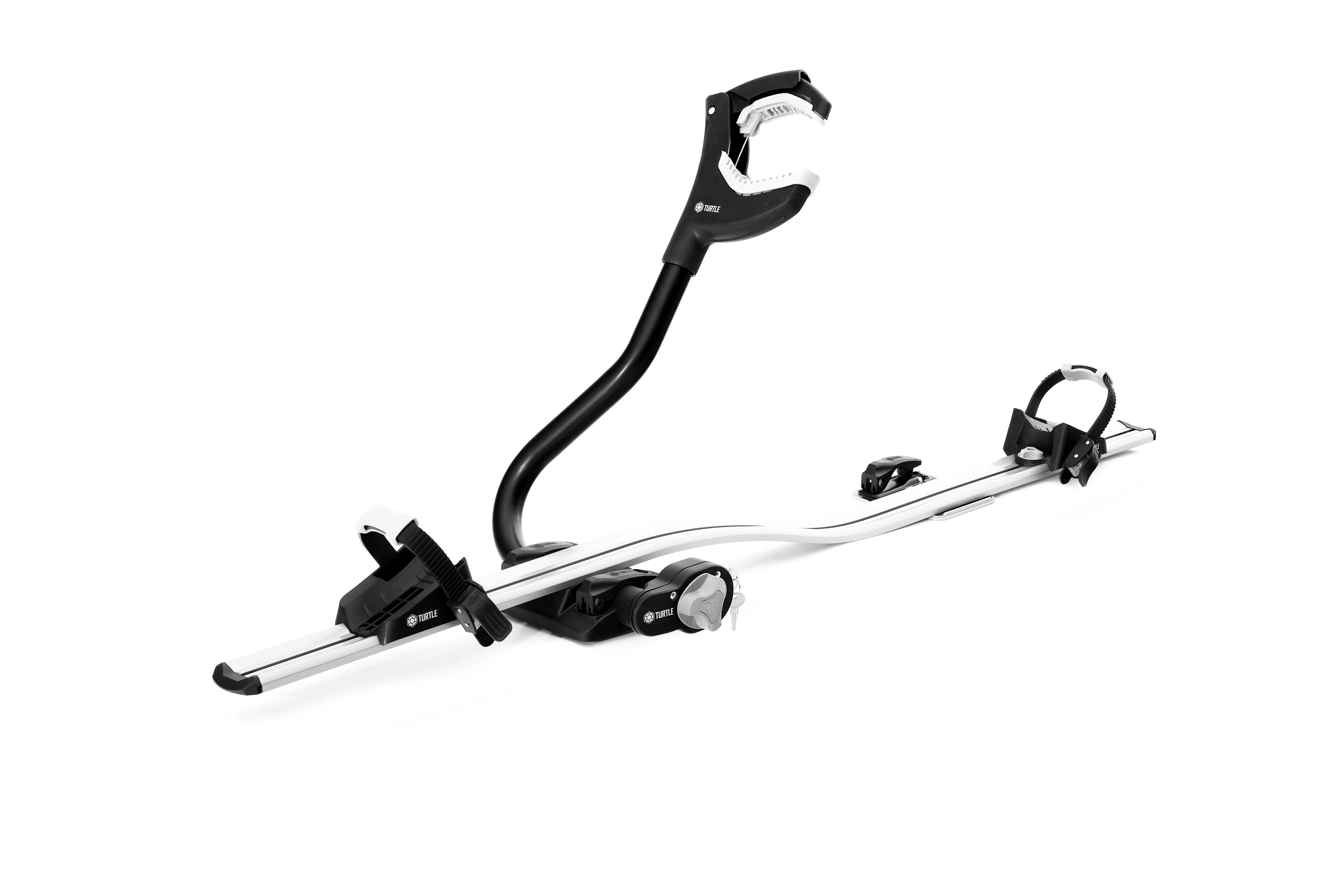 Sykkelstativ til takbøyler │ Turtle Bike Rack Pro-S Silver – bilde 3