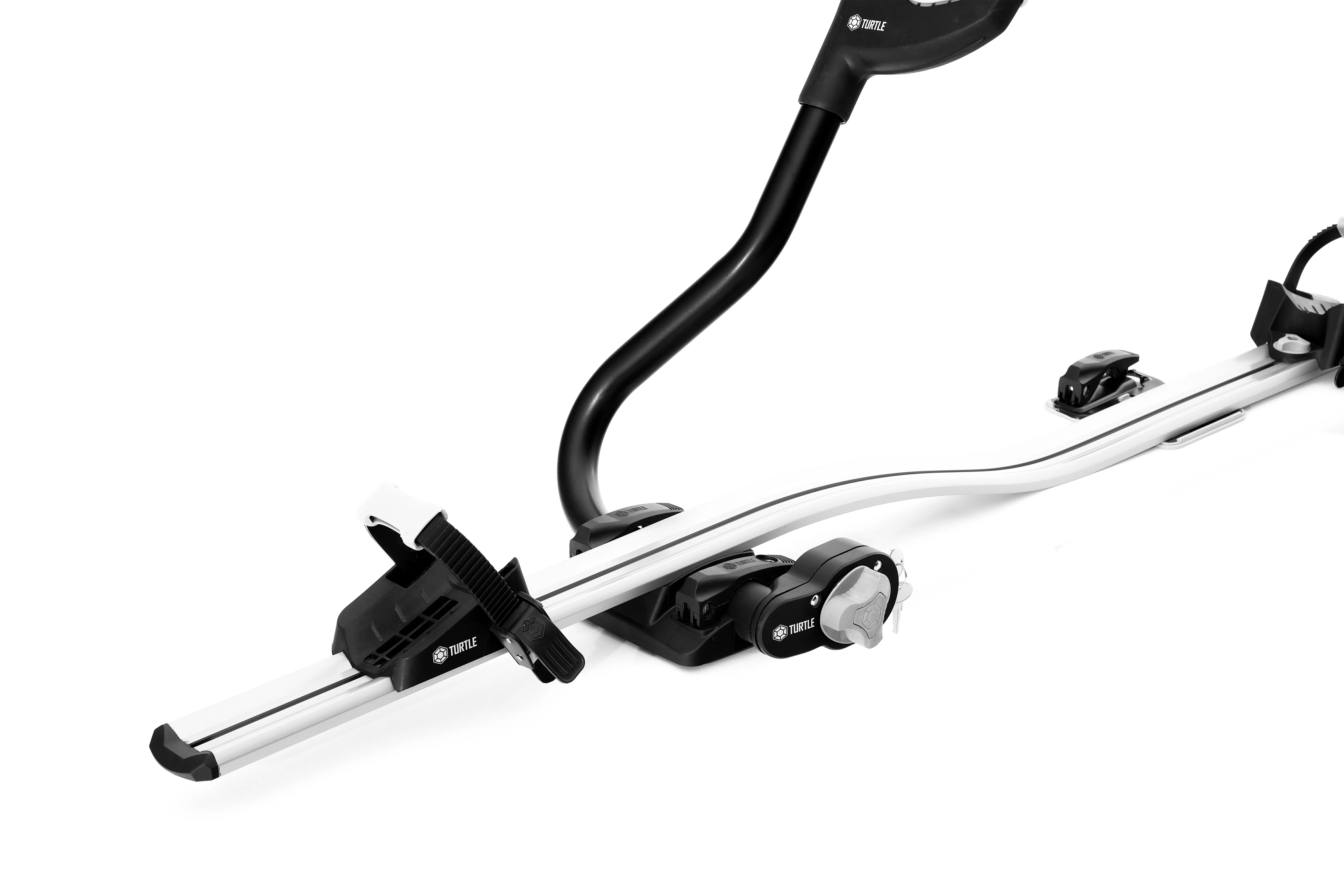 Sykkelstativ til takbøyler │ Turtle Bike Rack Pro-S Silver – bilde 4