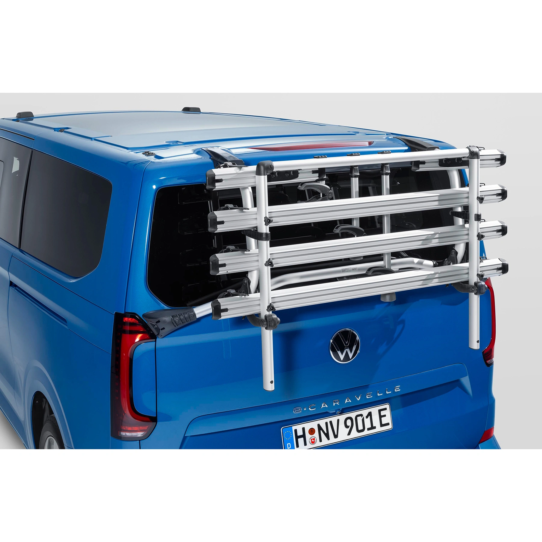 Sykkelstativ VW T7 Transporter / Caravelle 2024 -> │ for bakluke Genuine®  Heckträger til bakluke