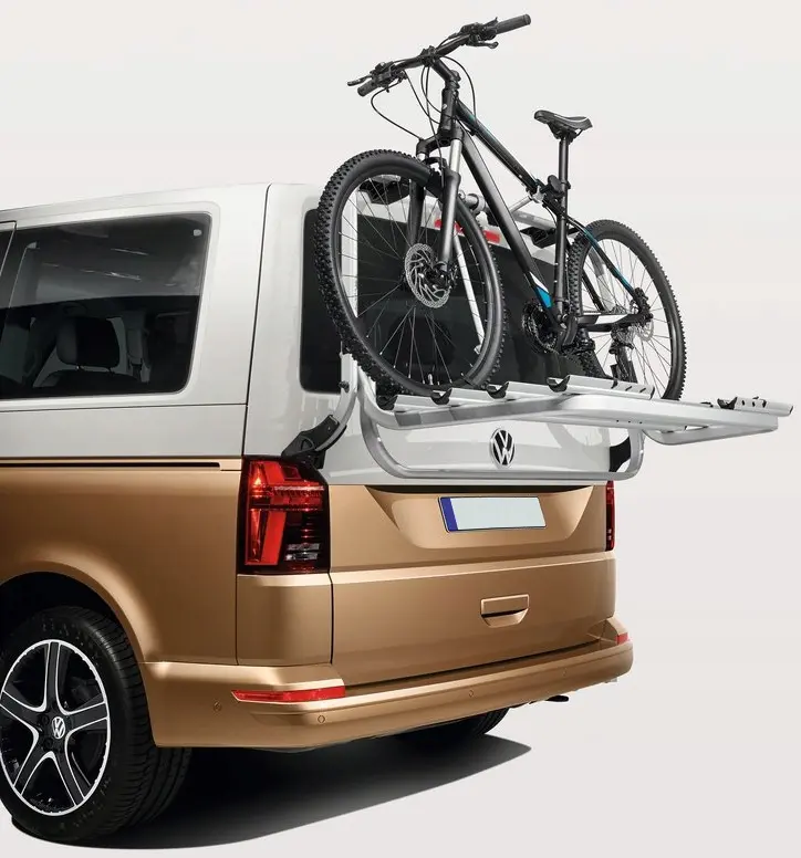 Sykkelstativer til bakluke VW T6 2015 – 2021 | Genuine VW Bike Holder For The Tailgate Image 1