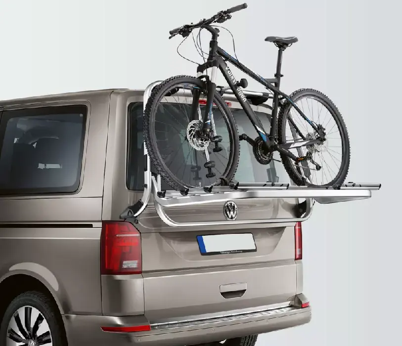 Sykkelstativer til bakluke VW T6 2015 – 2021 | Genuine VW Bike Holder For The Tailgate Image 4