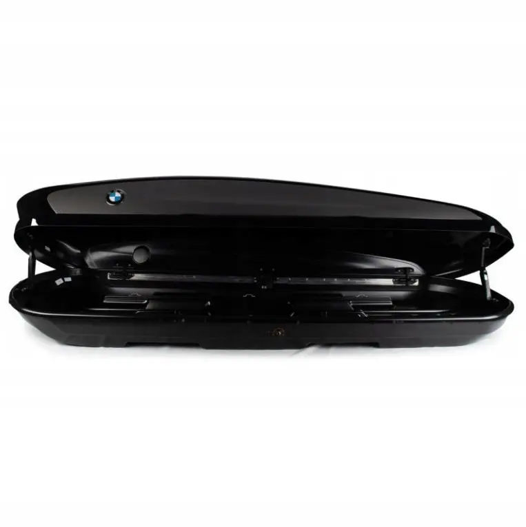 Takboks BMW │ Roof Box 320 Lockable Quick Attachment System - Skiboks Black Edition Image 2