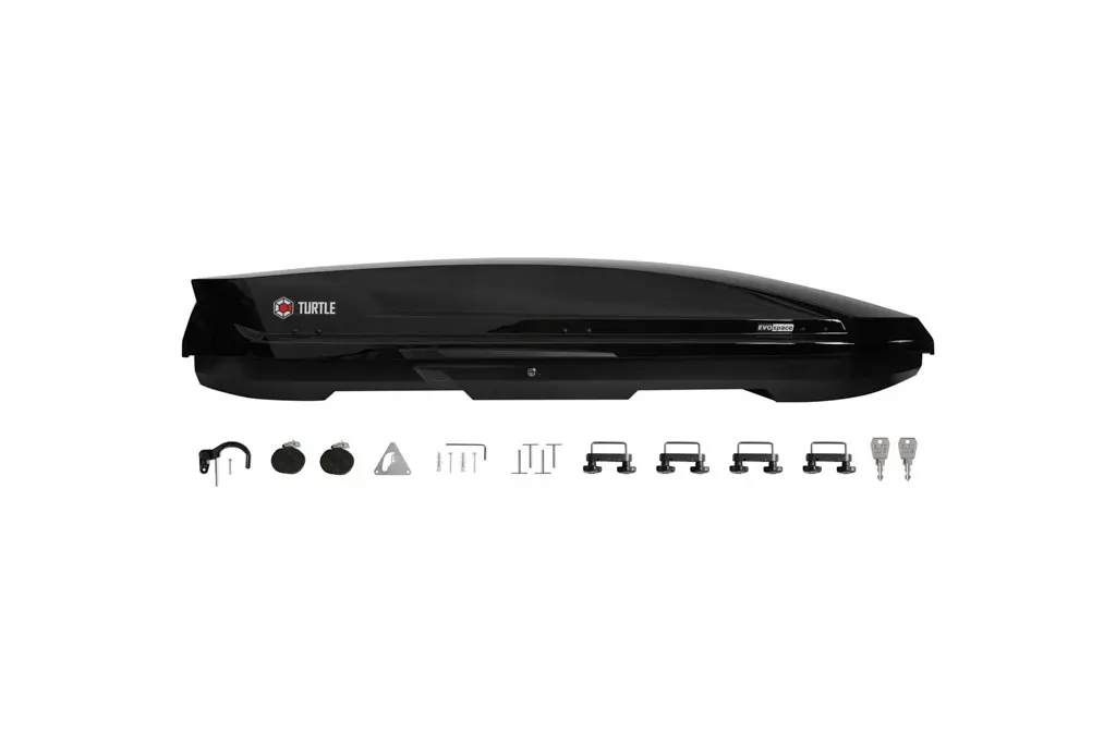 Takboks Evo Space 320 │ Skiboks Roof Box - Black Piano Edition – bilde 13
