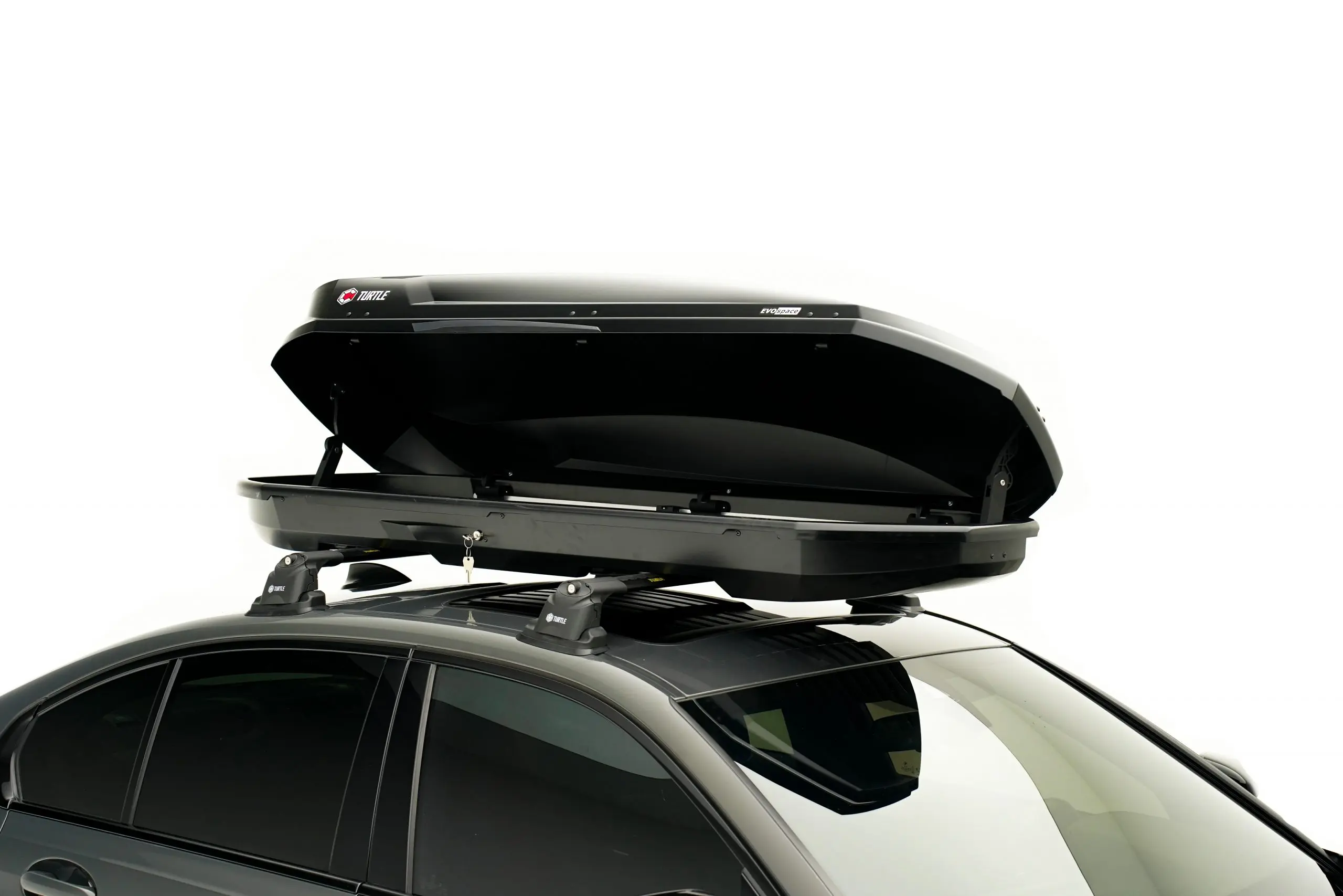 Takboks Evo Space 320 │ Skiboks Roof Box - Black Piano Edition – bilde 4