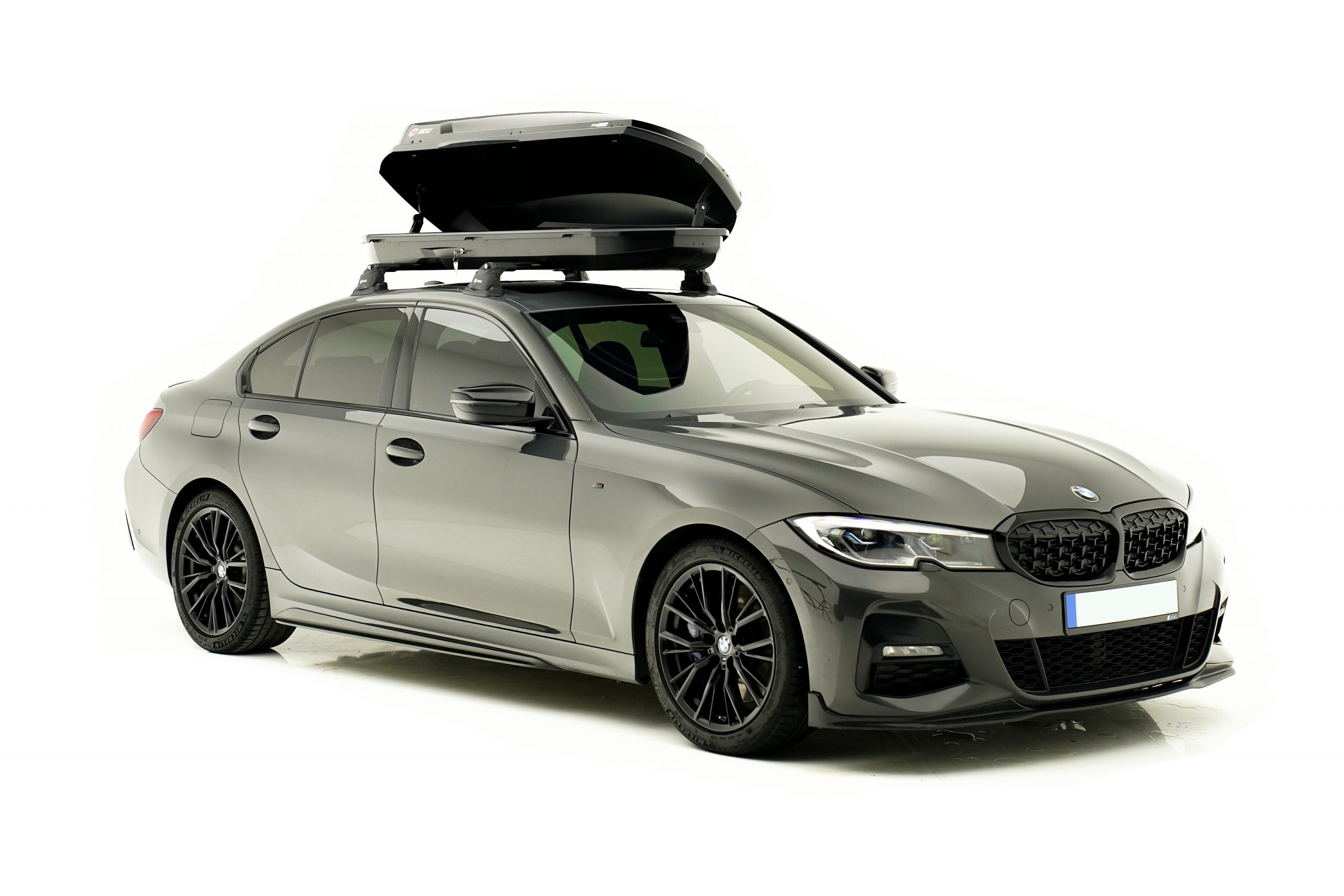 Takboks Evo Space 320 │ Skiboks Roof Box - Black Piano Edition – bilde 5