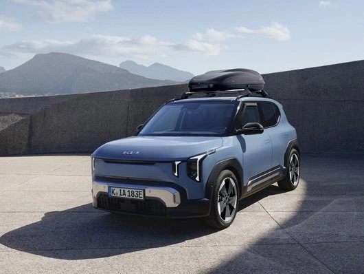 Takboks Kia │ Roof Box 330 Quick Attachment System - Skiboks Black Edition – bilde 10