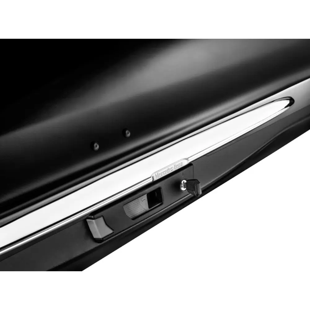 Takboks Mercedes-Benz │ Roof Box 430 Quick Attachment System - Skiboks Black Edition – bilde 3