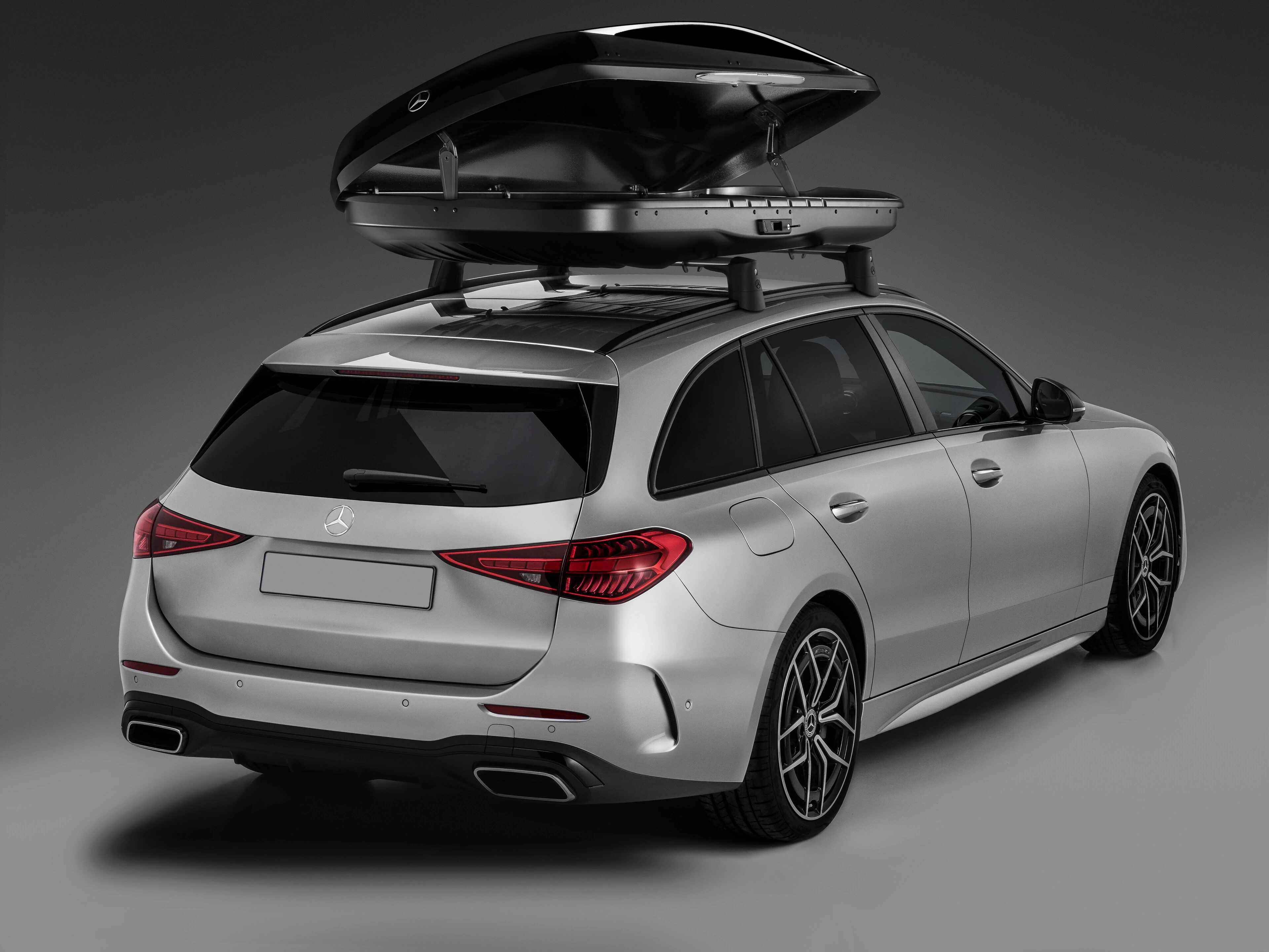 Takboks Mercedes-Benz svart – Skiboks Genuine - 590L – bilde 10