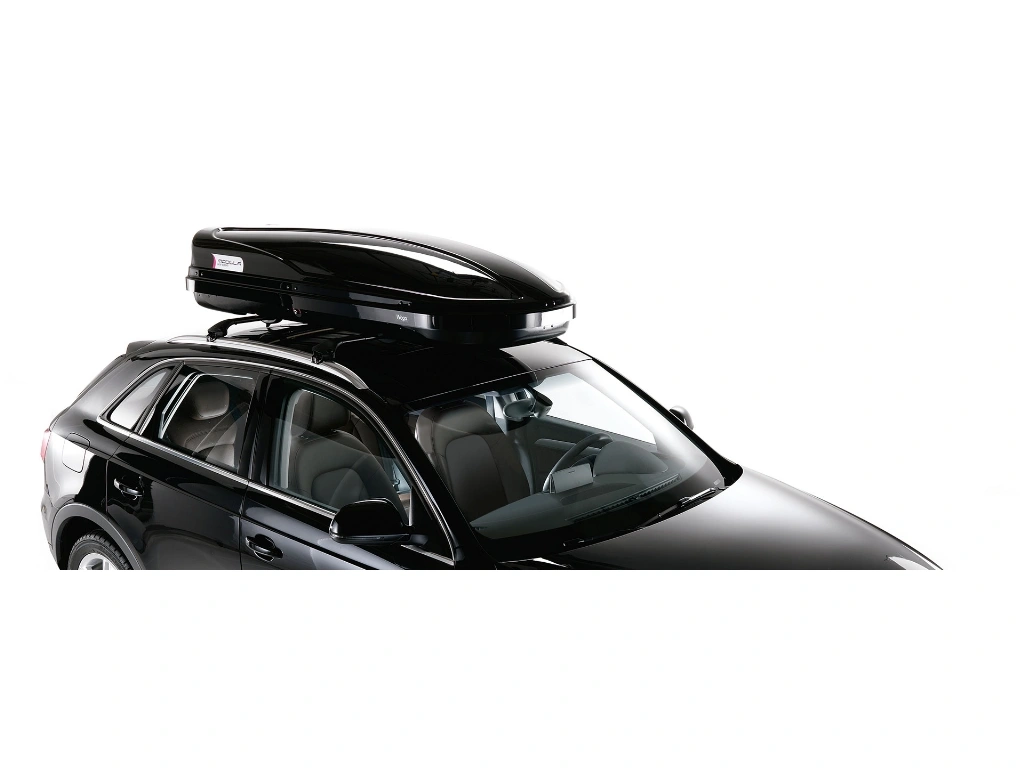 Takboks Modula WeGo 500 Dual Open Sort Blank │ Skiboks Roof Box Glossy Black Edition - 500 L – bilde 10