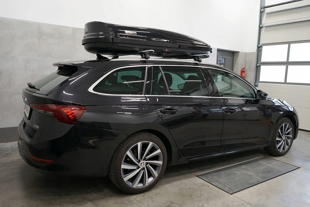 Takboks Modula WeGo 500 Dual Open Sort Blank │ Skiboks Roof Box Glossy Black Edition - 500 L – bilde 15