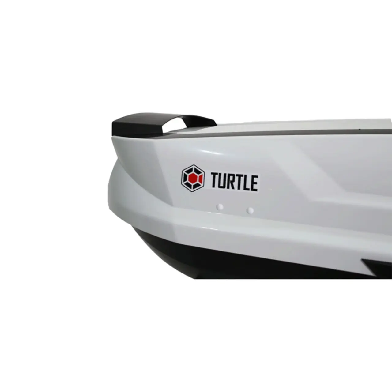 Takboks Turtle Tirol 420 Hvit │ Skiboks Roof Box 420 - White Piano Edition Image 12