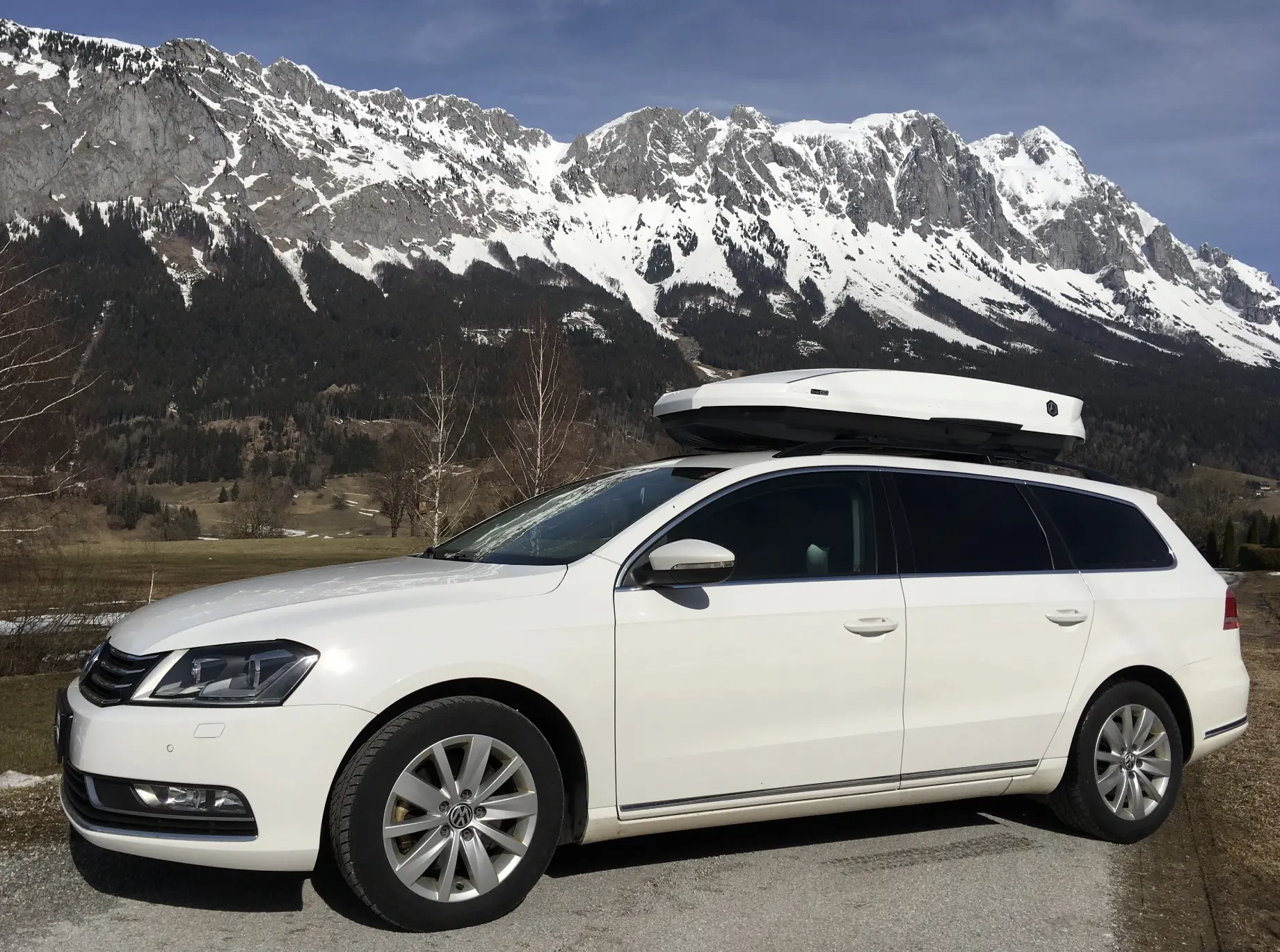 Takboks Turtle Tirol 420 Hvit │ Skiboks Roof Box 420 - White Piano Edition Image 5