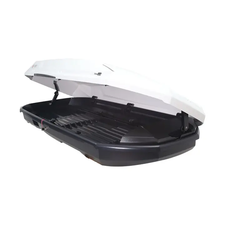Takboks Turtle Tirol 420 Hvit │ Skiboks Roof Box 420 - White Piano Edition Image 9