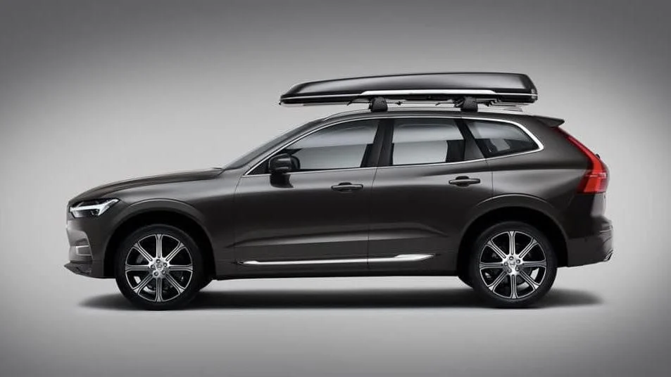 Takboks Volvo Travel Premier 430 │ Skiboks med LED-belysning - Genuine® Roof Box Quick Attachment System - Black Edition Image 7