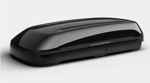 Takboks Volvo Travel Space Design 400 │ Skiboks Genuine® Roof Box Quick Attachment System - Black Edition