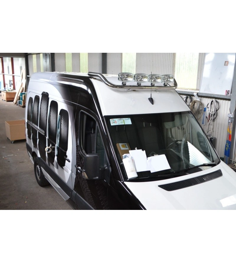 Takbøyle Mercedes Sprinter 2007 -> │ For H2/H3 - L&S High-Gloss Rustfritt Stål – bilde 2