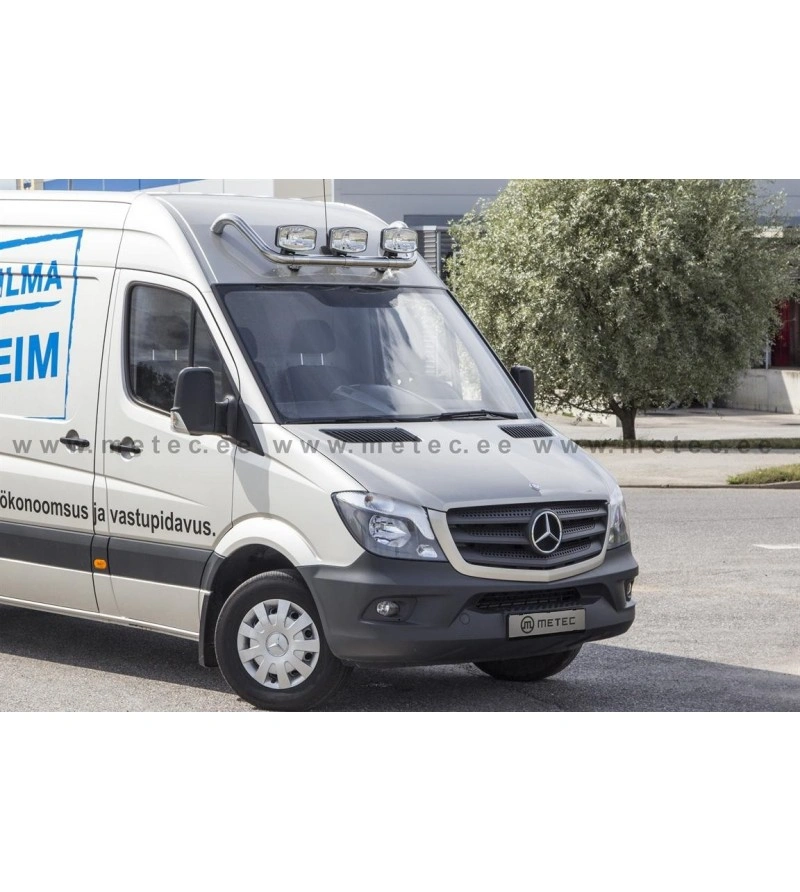 Takbøyle Mercedes Sprinter 2007 -> │ For H2/H3 - Metec High-Gloss Rustfritt Stål – bilde 3